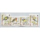 PAJAROS AVES FLORES GIBRALTAR SERIE COMPLETA DE ESTAMPILLAS NUEVAS MINT